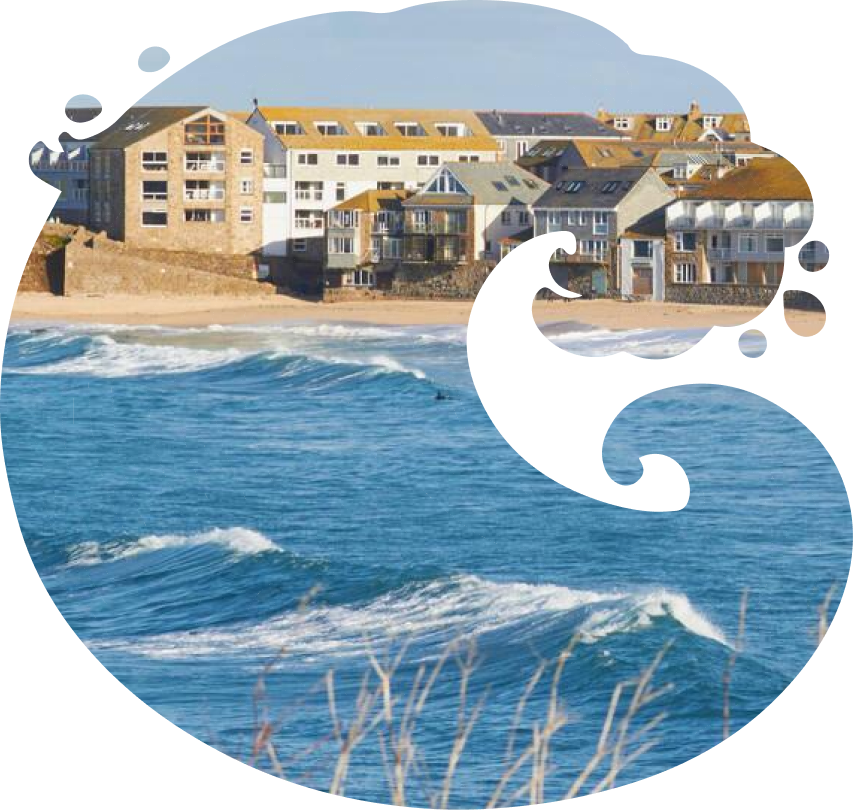 St Ives waves